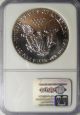1988 $1 American Silver Eagle - Ngc Graded Ms 69 Silver photo 3