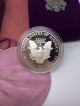 1986 - S American Eagle 1oz.  Silver Builion Proof Coin,  Orig.  Boxes, .  5112 Silver photo 3