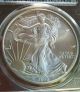 2010 American Silver Eagle First Strike 25th Anniversary Pcgs Ms70 0679 Silver photo 1