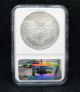 2006 American Silver Eagle,  Ngc Ms70,  1 Of First 50,  000 Struck Label Silver photo 1