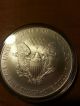 Painted American Eagle Silver Dollar In Full Color - Year2000 Silver photo 2