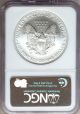 2007 - W American Eagle Silver Dollar Ms69 Early Releases Ngc Cert Burnished Silver photo 2