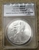 2010 Ms70 Anacs First Day Of Issue Silver Eagle One Oz.  Fine Silver Dollar Silver photo 4