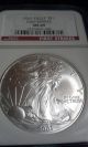 6 Different Date Ngc Ms69 Silver Eagle First Strike Red Label Silver photo 3