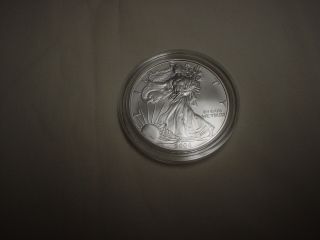 2006 W Z6f 1 Oz.  American Silver Eagle In Capsule With And Box photo