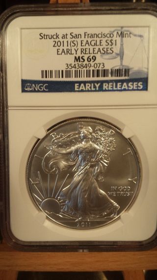 2011 - S Silver Eagle 25th Anniversary 