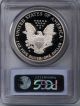 Flawless 1996 P Proof Silver Eagle Graded Pcgs Pr70dcam A Perfect Coin Silver photo 1