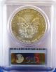 2011 - W American Eagle Silver Pcgs ' Secure Plus ' Coin Ms69 24576233 Silver photo 1