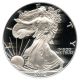 2002 - W Silver Eagle $1 Pcgs Proof 69 Dcam American Eagle Silver Dollar Ase Silver photo 2