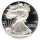 2000 - P Silver Eagle $1 Pcgs Proof 69 Dcam American Eagle Silver Dollar Ase Silver photo 2