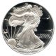 1999 - P Silver Eagle $1 Pcgs Proof 69 Dcam American Eagle Silver Dollar Ase Silver photo 2