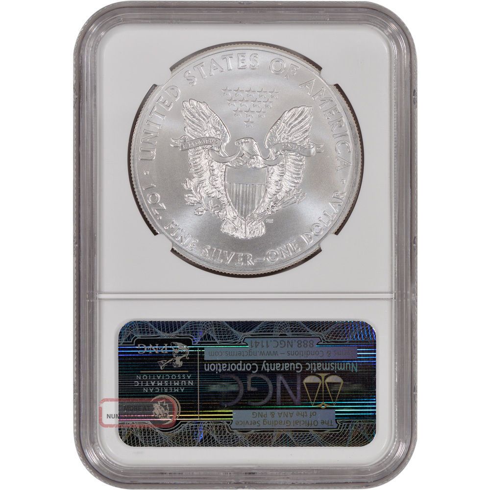 2013 - (w) American Silver Eagle - Ngc Ms70