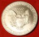 American Silver Eagle 1996 Dollar 1 Oz.  999% Bu Great Collector Coin Gift Silver photo 1