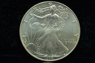 1996 American Eagle Silver Dollar 1 Troy Oz.  999 Fine Silver photo