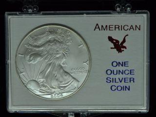 2004 American Eagle Silver Dollar 1 Troy Oz.  999 Fine Silver Low Opening Bid photo