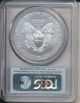 2011 American Silver Eagle - 25th Anniversary - First Strike - Pcgs Ms 69 Silver photo 1
