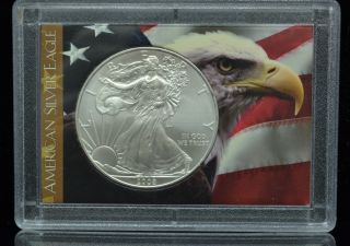 2008 American Eagle Silver Dollar 1 Troy Oz.  999 Fine Silver Low Opening Bid photo