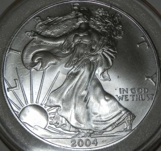 2004 American Silver Eagle,  State,  1 Oz Silver photo