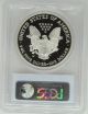 2002 - W $1 Pcgs Pr70 Dcameo (proof Silver Eagle) - Old Blue Label - Pr70 - 622 Silver photo 1
