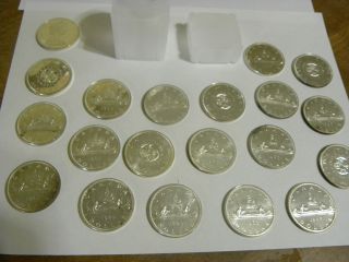 1958 - 1967 Canadian Silver Dollars (au/bu) photo