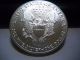 1989 American Silver Eagle Dollar 1 Oz Fine Silver Silver photo 2
