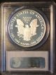 2012s Pcgs Pr69dcam Proof Silver Eagle From 75th Anniversary Silver Eagle 226602 Silver photo 1
