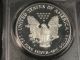 1986 S Proof American Silver Eagle Coin Pcgs Pr69 Dam 6890 Silver photo 3
