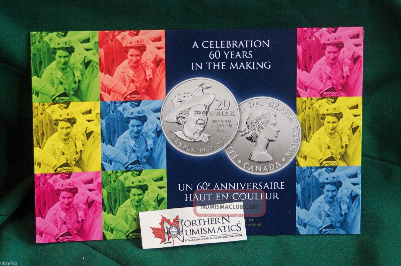 2012 Canada $20 For $20 Diamond Jubilee Coin In Folder - 4 In Series Coins: Canada photo