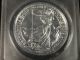 2012 Great Britain 2 Pound Britannia Silver Coin Anacs Ms70 1289 Silver photo 1