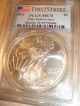 2011 American Silver Eagle First Strike Pcgs Ms70 25th Anniversary Silver photo 3