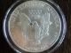 1986 American Silver Eagle Dollar,  Gem Brilliant Uncirculated Con Dition Silver photo 1