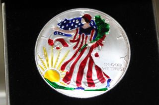 United States Silver Dollar,  2001 Bullion photo