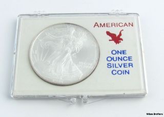 1995 American Silver Eagle - Us American 1oz.  999 Dollar Ase Investment Coin photo