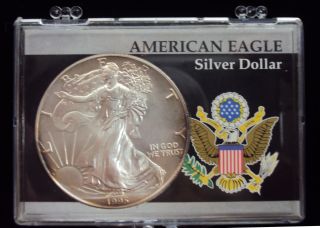 1995 American Silver Eagle (0.  999) 1 Oz photo