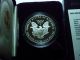 1990s Proof Silver Eagle Box/coa Silver photo 3