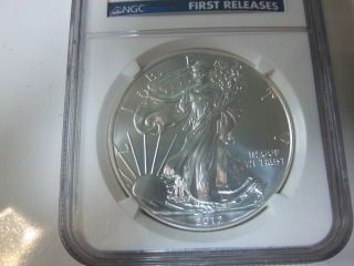 Coinhunters - 2012 Silver Eagle Dollar Ngc Ms 69 First Releases photo