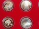 Antiqua & Lesotho 1982 George Washington 250th Anniversary Birthday 6 Coin Proof Silver photo 1
