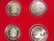 Antiqua & Lesotho 1982 George Washington 250th Anniversary Birthday 6 Coin Proof Silver photo 3