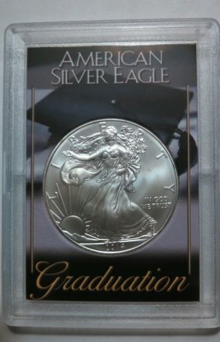 2014 Graduation Walking Liberty Silver Eagle photo