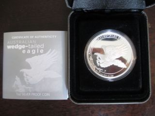 2014 1 Oz Proof Silver Wedge - Tailed Eagle photo