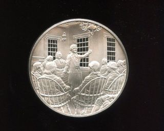 1974 First Continental Congress (commemorative) Sterling Silver Medal 28 photo