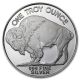 1 Oz Silver Buffalo Round.  999 Fine Brilliant Uncirculated - Usa Silver photo 1