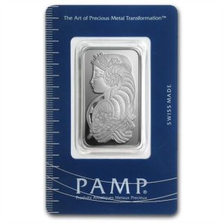 20 Gram Pamp Suisse Silver Bar - Fortuna -.  999 Fine - In Assay - photo