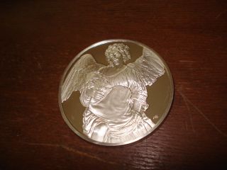 Jacob Wrestling With The Angel Rembrandt ' S Genius Sterling Silver Art Round photo