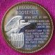 Franklin Presidents Commemorative Sterling Round - Theodore Roosevelt Silver photo 1