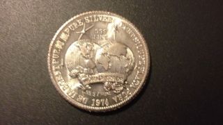 1974 International Universal Trade Unit.  999 Fine Silver 1 Ounce Silver Bullion photo