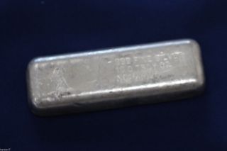 Golden Analytical & Refining Colorado 10 Ounce Silver Ingot With Assay E2102 photo