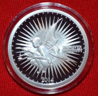 2014 Silverbug Community 1 Oz. .  999 Silver Round Proof With Serial 403 On Edge photo