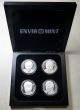 The Beatles (4) 1 Oz.  999 Silver Coin With Case Matched Serial Very Rare Silver photo 8