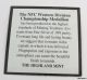 1996 Carolina Panthers One Troy Ounce.  999 Silver Division Champions Proof Silver photo 5